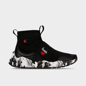 Champion Women&apos;s Rally Pro Camo Casual Shoes in Black/Black Size 11.0 Knit - 3551406