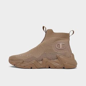 Champion Boys&apos; Big Kids&apos; Hyper C Raw Casual Shoes in Brown/Khaki Size 7.0 - 3158762
