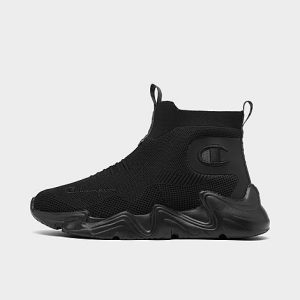 Champion Boys&apos; Little Kids&apos; Hyper C Raw Casual Shoes in Black/Black Size 12.0 - 3158924
