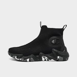 Champion Boys&apos; Big Kids&apos; Hyper C Raw Casual Shoes in Black/Black Size 6.5 - 3158916