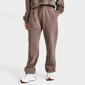 Pink Soda Sport Women&apos;s Vincente Jogger Pants in Brown/Fossil Brown Size XL - 5850964