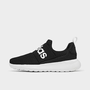Adidas Big Kids&apos; Essentials Lite Racer Adapt 4.0 Casual Shoes in Black/Black Size 7.0 - 3090201