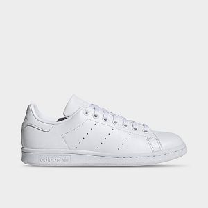 Adidas Women&apos;s Originals Stan Smith Casual Shoes in White/Synthetic White Size 11.0 Leather - 3095099