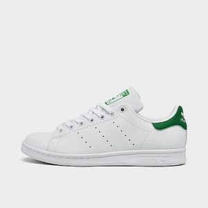 Adidas Women&apos;s Originals Stan Smith Casual Shoes in White/Synthetic White Size 11.0 Leather - 2991807