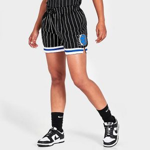 Mitchell And Ness Women&apos;s Orlando Magic NBA Swingman Shorts in Black/Black Size 2XL 100% Polyester - 5779873