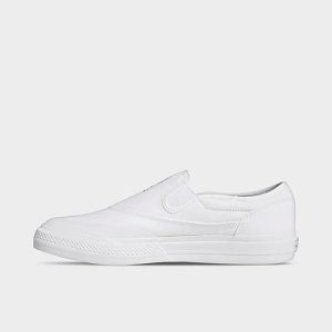 Adidas Men&apos;s Originals Nizza RF Slip-On Casual Shoes in White/White Size 7.0 Leather/Suede - 3506858