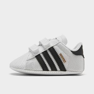 Adidas Infant Originals Superstar Crib Shoes in White/Cloud White Size 4.0 - 2510903