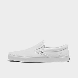 Vans Classic Slip-On Casual Shoes in White/White Size 11.5 - 2502426