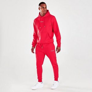 Sonneti London Jogger Pants in Red/Red Size 4XL - 5748343