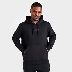 Sonneti London Hoodie in Black/Black Size 6XL Fleece - 5748197