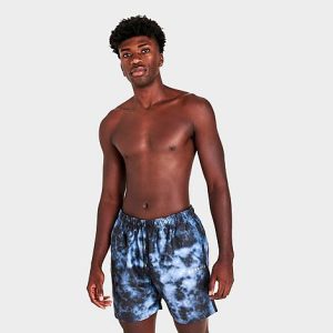 Sonneti Men&apos;s London Tie-Dye Swim Shorts in Blue/Navy Size 2XL Polyester - 5822752