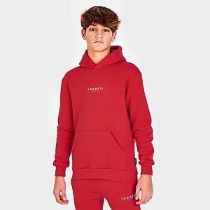 Sonneti Kids&apos; London Pullover Hoodie in Red/Red Size XL Fleece - 5886169
