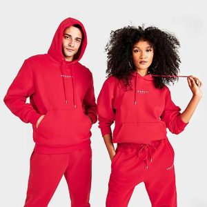 Sonneti London Hoodie in Red/High Risk Red Size XL Fleece - 5850693