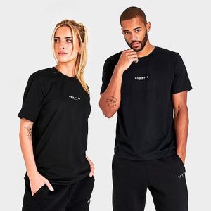 Sonneti London T-Shirt in Black/Black Size 6XL Cotton - 5802915