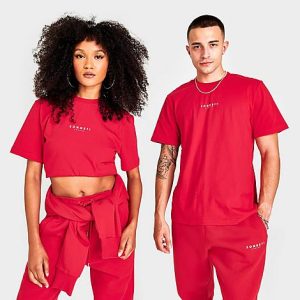 Sonneti London T-Shirt in Red/Bright Red Size 2XL Cotton - 5747574