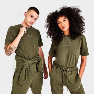 Sonneti London T-Shirt in Green/Dark Olive Size 2XL Cotton - 5850743