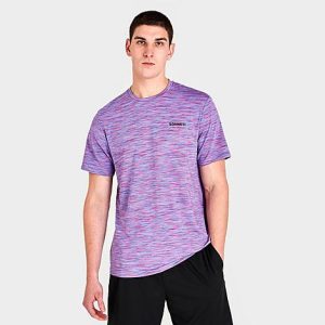 Sonneti Men&apos;s Sport Yarrow T-Shirt in Purple/Purple Mix Size 2XL 100% Cotton - 5884184