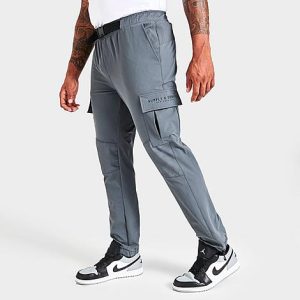 Supply And Demand Men&apos;s Cargo Jogger Pants in Grey/Iron Gate Size 2XL - 5851174