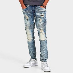 Supply And Demand Men&apos;s Resort Denim Jeans in Blue/Light Blue Denim Size 38 Cotton/Denim - 5822495
