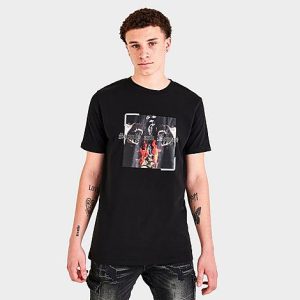 Finishline Men&apos;s Supply & Demand Battle Graphic T-Shirt in Black/Black Size 2XL Cotton - 5851049