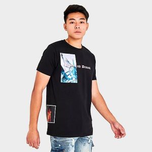 Finishline Men&apos;s Supply & Demand Jigsaw Graphic T-Shirt in Black/Black Size 2XL Cotton - 5851069