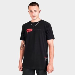 Supply And Demand Men&apos;s Marker Short-Sleeve T-Shirt in Black/Black Size Medium - 5851056