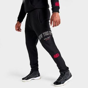Supply And Demand Men&apos;s Moto Jogger Pants in Black/Black Size 2XL Cotton/Polyester - 5851194