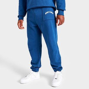 Supply And Demand Men&apos;s Team Jogger Pants in Blue/Blue Size XL Cotton/Fleece - 5851198