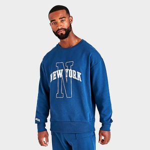 Supply And Demand Men&apos;s Team Crewneck Sweatshirt in Blue/Blue Size 2XL - 5851124