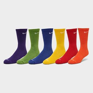 Nike Everyday Plus Cushioned Crew Training Socks (6-Pack) Size Small - 8203662