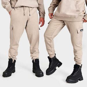 Timberland Cargo Jogger Pants in Beige/Pure Cashmere Size 2XL Cotton/Fleece - 5848489