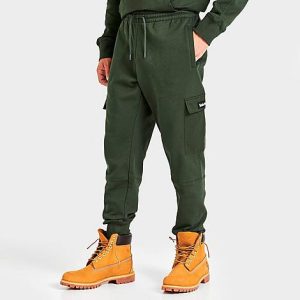 Timberland Cargo Jogger Pants in Green/Green Size XL Cotton/Fleece - 5849610