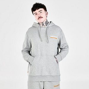 Timberland Since 1973 Hoodie in Grey/Grey Size Medium Cotton/Polyester/Fleece - 5743232