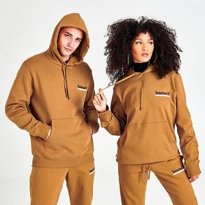 Timberland Since 1973 Hoodie in Orange/Wheat Size XL Cotton/Polyester/Fleece - 5743219