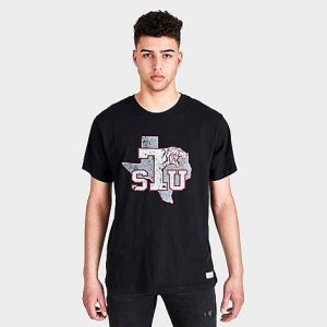 Mitchell And Ness Men&apos;s Legendary Slub Texas Southern University Short-Sleeve T-Shirt in Black/Black Size XL 100% Cotton - 5790669