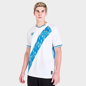 Nike Team Men&apos;s Umbro Guatemala 2021-22 Replica Soccer Jersey in Blue/White/White Size Large 100% Polyester/Jersey - 5868744