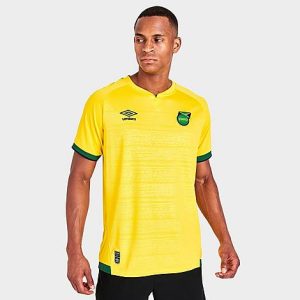 Nike Team Men&apos;s Umbro Jamaica 2021-22 Replica Soccer Jersey in Yellow/Yellow Size XL 100% Polyester/Jersey - 5868740