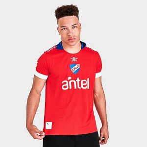 Nike Team Men&apos;s Umbro Club Nacional de Football Away 2021-22 Replica Soccer Jersey in Red/Red Size XL 100% Polyester/Jersey - 5868754