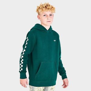 Vans Kids&apos; Comfycush Hoodie in Green/Teal Green Size XL Cotton/Polyester/Fleece - 5851475