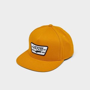 Vans Full Patch Snapback Hat in Yellow/Gold 100% Cotton - 8204933