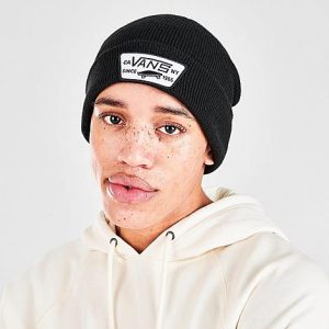 Vans Milford Beanie Hat in Black/Black Acrylic - 8203450