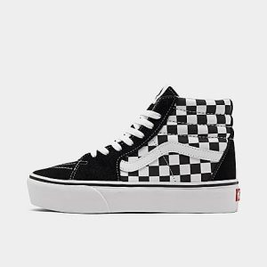 Vans Women&apos;s Sk8-Hi Platform 2.0 Casual Shoes in Black/Black Size 10.0 Canvas - 2509377
