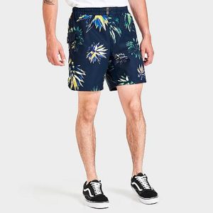 Vans Men&apos;s Surf Volley Swim Shorts in Blue/Dress Blues Size XL Polyester - 5810942