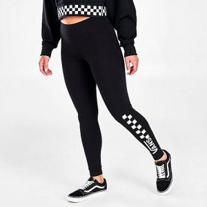 Vans Women&apos;s Chalkboard Classic Leggings in Black/Black Size Small Cotton - 5695080