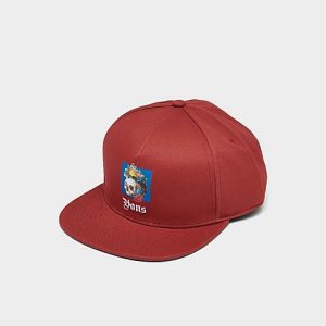 Vans Death Bloom Snapback Hat in Red/Chili Oil - 8203710