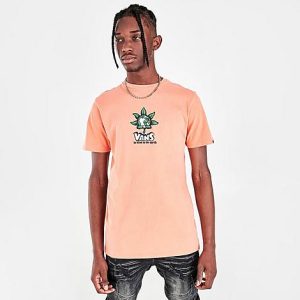 Vans Men&apos;s Peace of Mind Graphic Print Short-Sleeve T-Shirt in Orange/Melon Size 2XL Cotton - 5787730