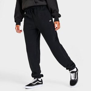 Vans Women&apos;s ComfyCush Relaxed Jogger Pants in Black/Black Size XL Cotton/Polyester/Suede - 5850003