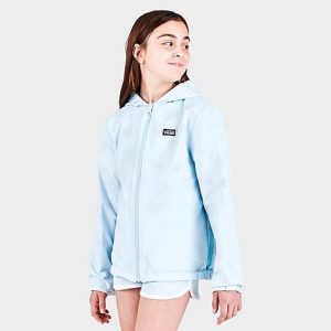 Vans Girls&apos; Reverse Out II Coaches Reversible Jacket in Blue/Delicate Blue Size XL 100% Polyester - 5802461