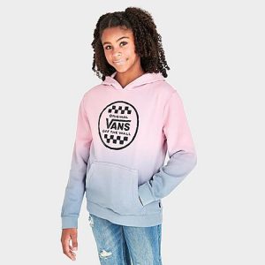 Vans Girls&apos; Sunset Wash Hoodie in Blue/Purple/Lilas Size XL Cotton/Polyester/Fleece - 5851486