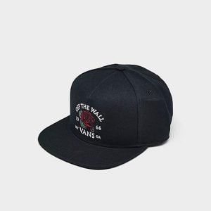 Vans Seely Snapback Hat in Black/Black 100% Cotton - 8204932
